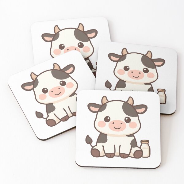 Item preview, Cute Holstein Cow – Kawaii Milk Queen designed and sold by RedLeafStudio.