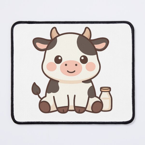 Item preview, Cute Holstein Cow – Kawaii Milk Queen designed and sold by RedLeafStudio.