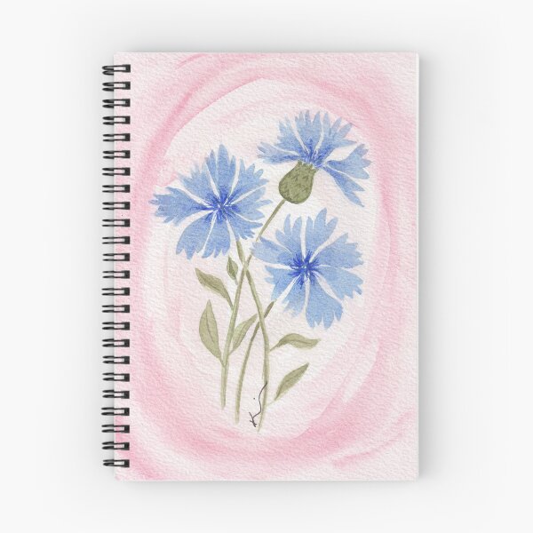 Item preview, Blue Cornflower designed and sold by Kirsten Robinson Art.