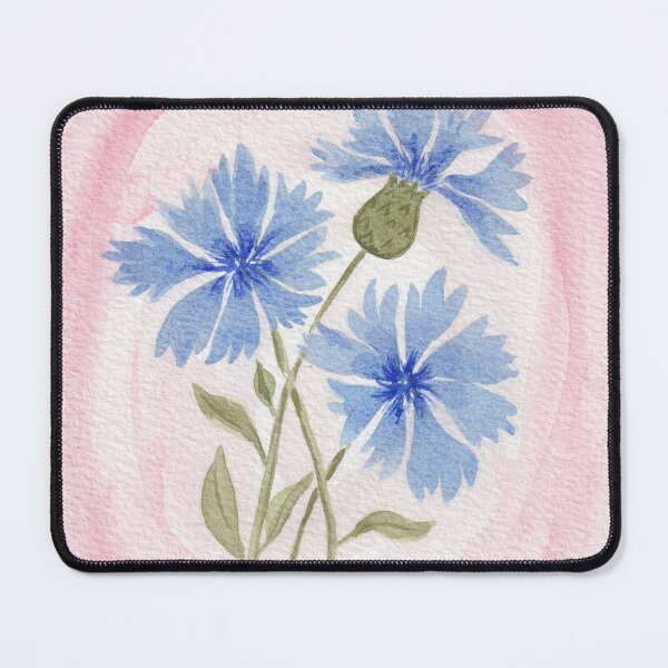 Item preview, Blue Cornflower designed and sold by Kirsten Robinson Art.