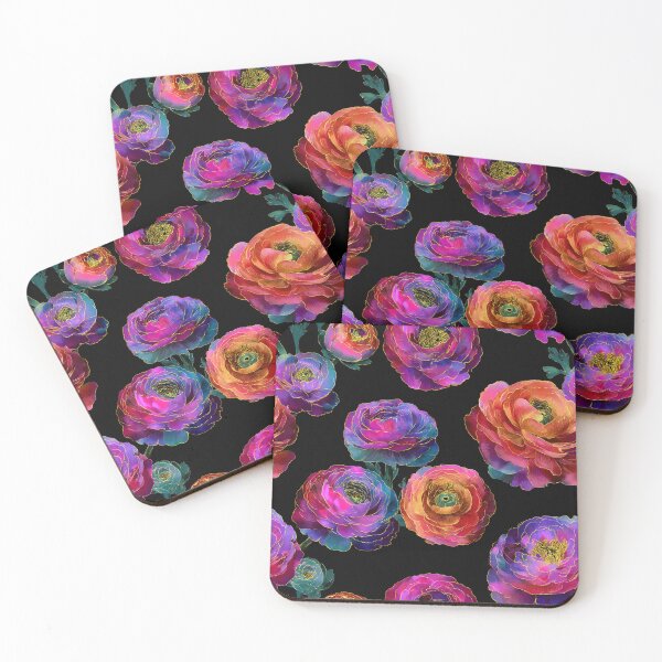 Item preview, Elegant Flourishing Ranunculus Illustration For Thinking Of You designed and sold by RoyalStarsPatts.