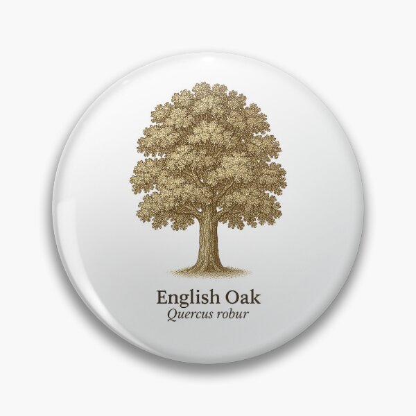Item preview, English Oak Botanical Illustration – Quercus robur designed and sold by BloomKind.