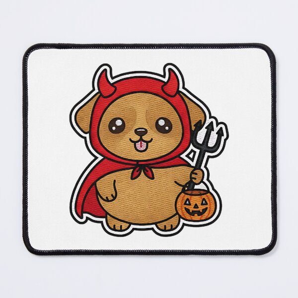 Item preview, Halloween Dog Devil Costume Cute Spooky Puppy Trick or Treat Pumpkin designed and sold by ArtDesignTp.