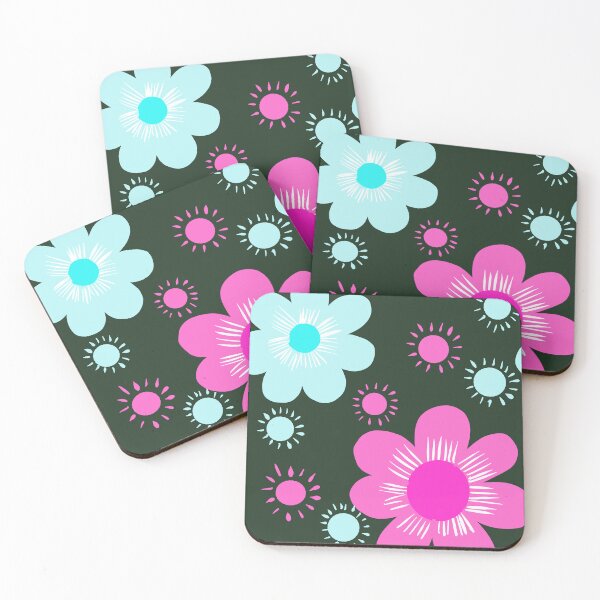 Item preview, Colorful Abstract Flowers Pattern | Cute flowers design designed and sold by Swati's Digital Den.