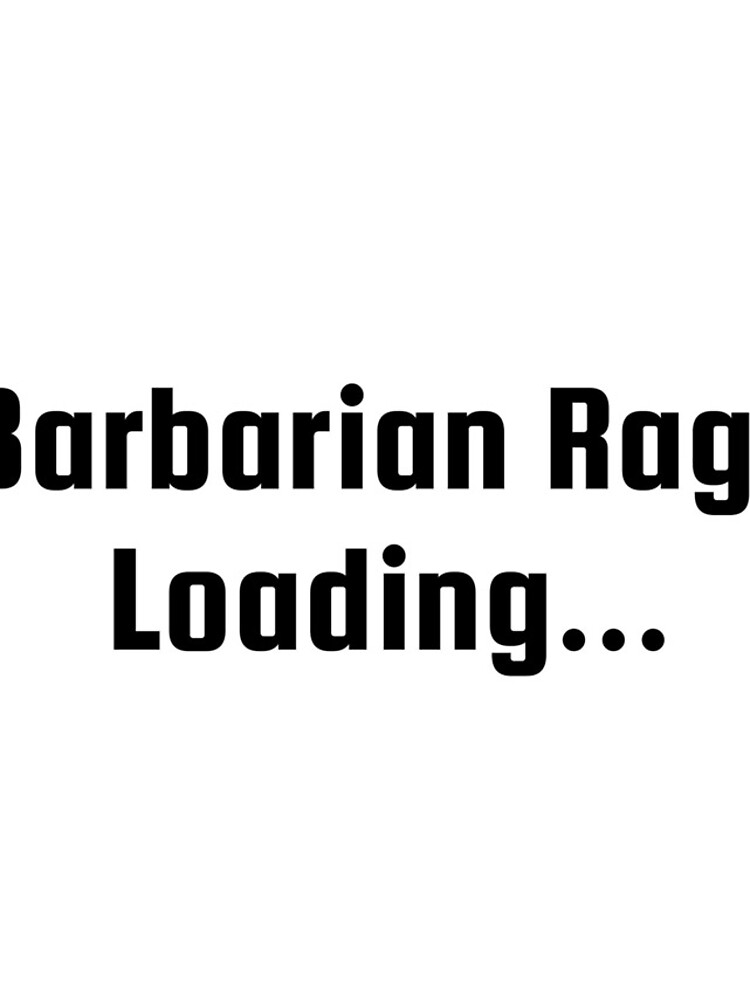 Thumbnail 4 of 4, iPhone Case, Barbarian Rage Loading... designed and sold by Ninjacatoff.