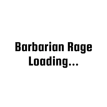 Artwork thumbnail, Barbarian Rage Loading... by Ninjacatoff