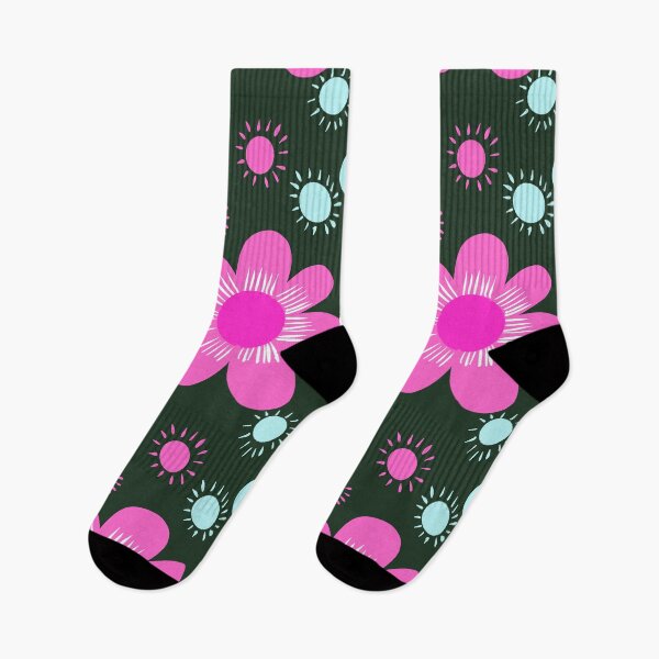 Item preview, Colorful Abstract Flowers Pattern | Cute flowers design designed and sold by Swati's Digital Den.