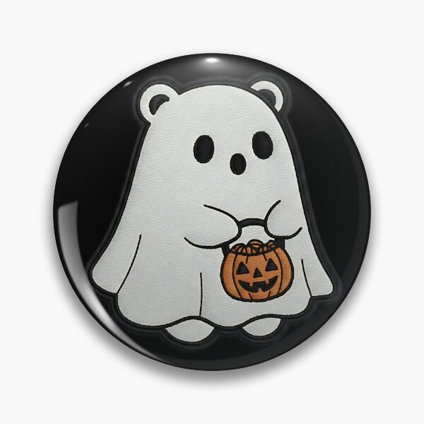 Item preview, Halloween Polar Bear Ghost Costume Cute Spooky Animal Trick or Treat Pumpkin designed and sold by ArtDesignTp.