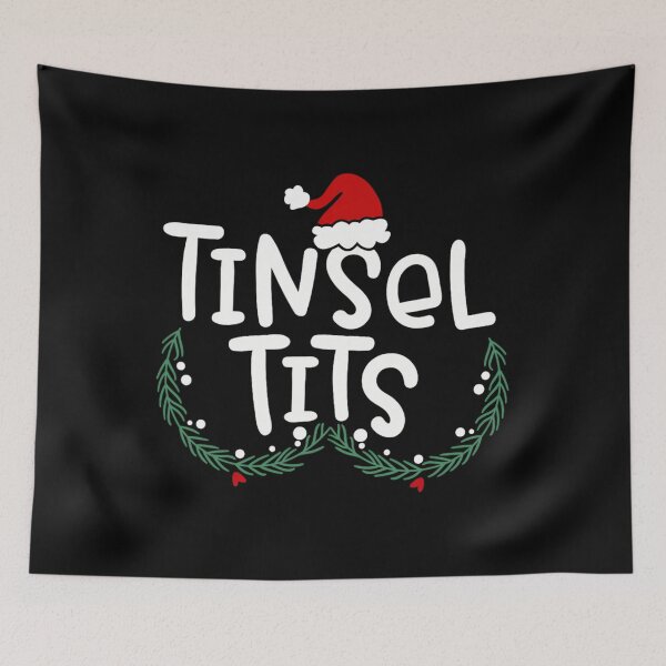 Item preview, Tinsel Tits And Jingle Balls Funny Matching Christmas Couple 		 designed and sold by bilelabeathat.