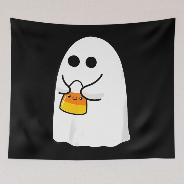 Item preview, 	s Ghost Holding Candy Corn Funny Halloween Costume Cute Ghost 	 		 designed and sold by sturgejoishia.