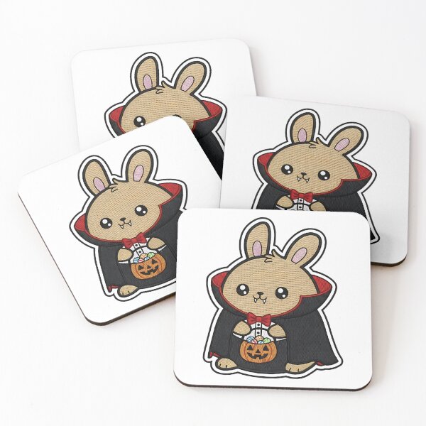 Item preview, Halloween Bunny Vampire Costume Cute Spooky Rabbit Trick or Treat Pumpkin designed and sold by ArtDesignTp.