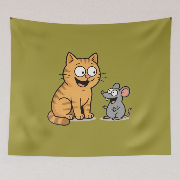 Item preview, Cat and mouse  designed and sold by mahjh.
