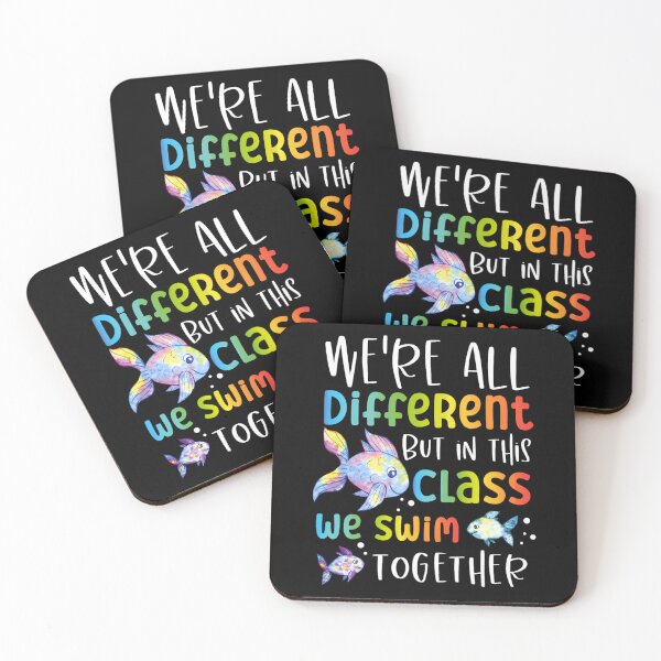 Item preview, We're all different but in this class we swim together Teach 	1	 designed and sold by cnahjagged6.