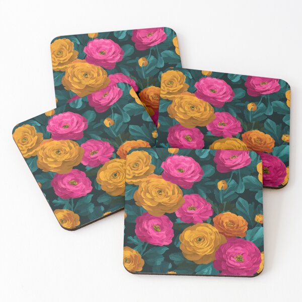 Item preview, Artistic Delicate Ranunculus Illustration For Seasonal Decor designed and sold by RoyalStarsPatts.