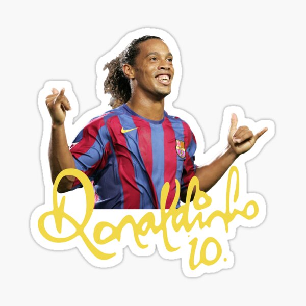 Ronaldinho 10 Pegatina
