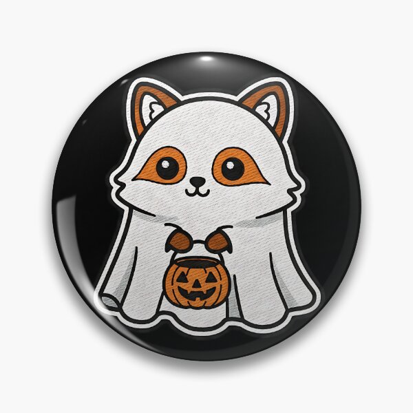Item preview, Halloween Fox Ghost Costume Cute Spooky Animal Trick or Treat Pumpkin designed and sold by ArtDesignTp.