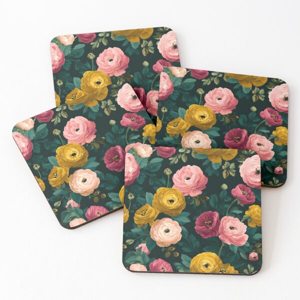 Item preview, Edgy Fragrant Ranunculus Print For Bridesmaid Gift designed and sold by RoyalStarsPatts.