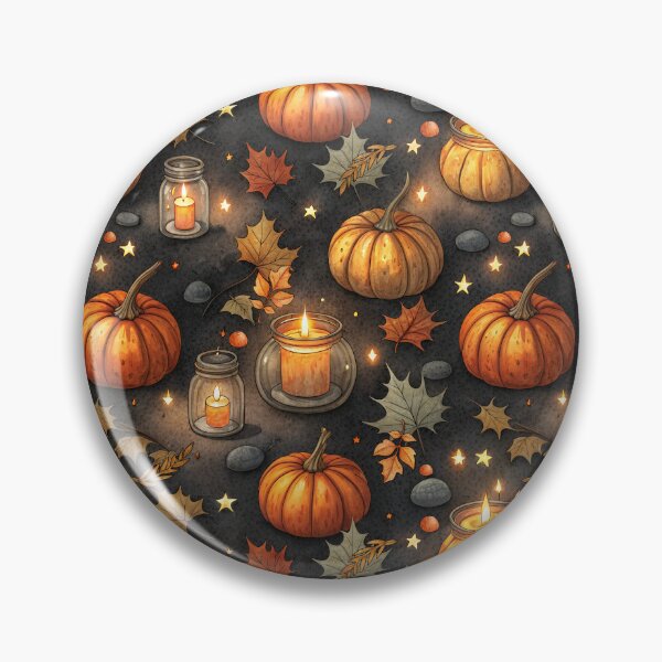 Item preview, Cozy Autumn Pumpkins Halloween Pattern designed and sold by ArtStyleAlice.