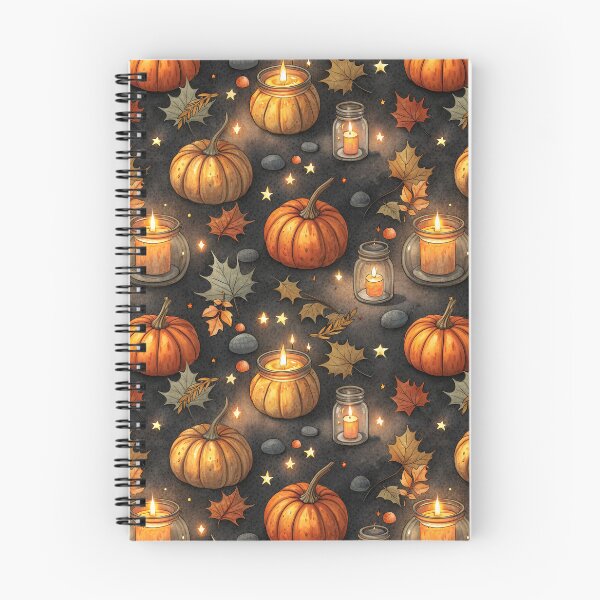 Item preview, Cozy Autumn Pumpkins Halloween Pattern designed and sold by ArtStyleAlice.
