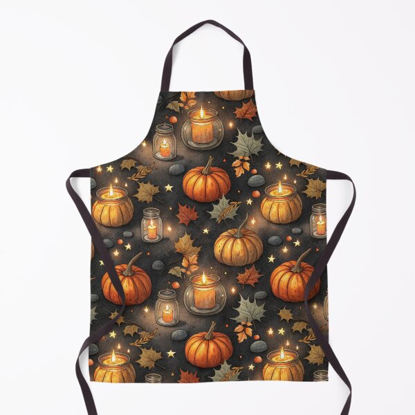 Item preview, Cozy Autumn Pumpkins Halloween Pattern designed and sold by ArtStyleAlice.