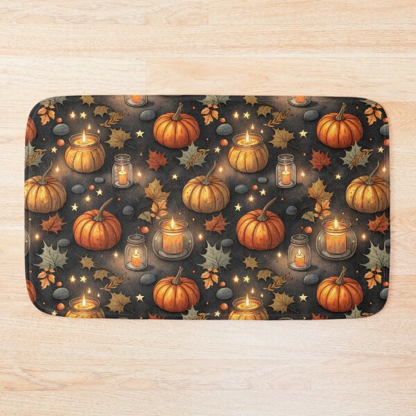 Item preview, Cozy Autumn Pumpkins Halloween Pattern designed and sold by ArtStyleAlice.