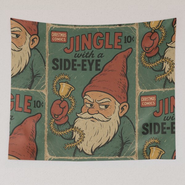 Item preview, Christmas Gnome - Jingle with a side-eye designed and sold by bapupa.