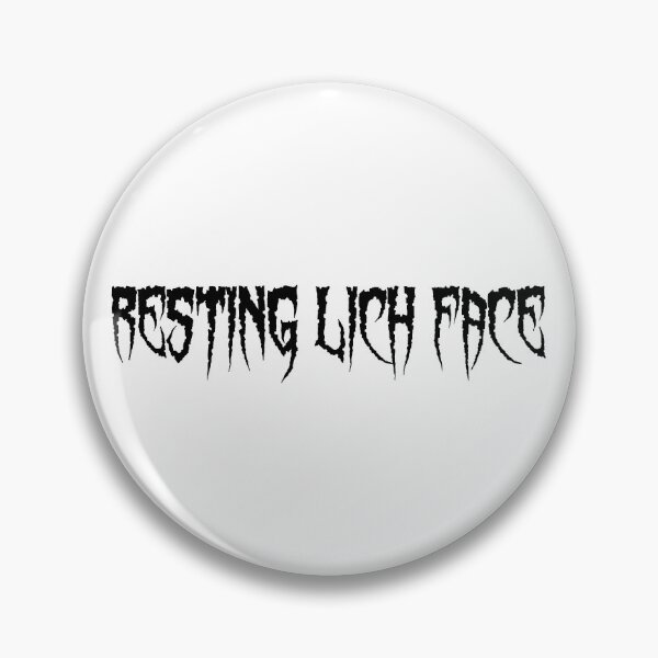 Item preview, Resting Lich Face designed and sold by Ninjacatoff.