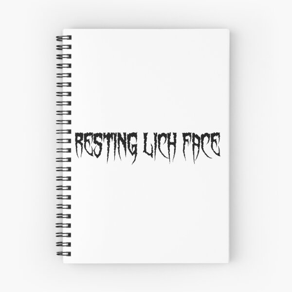 Item preview, Resting Lich Face designed and sold by Ninjacatoff.