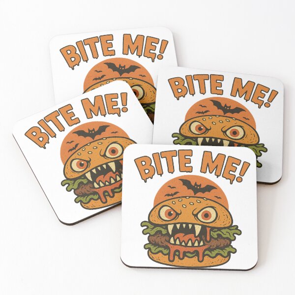 Item preview, Halloween Scary Burger Monster designed and sold by JudithLatko.