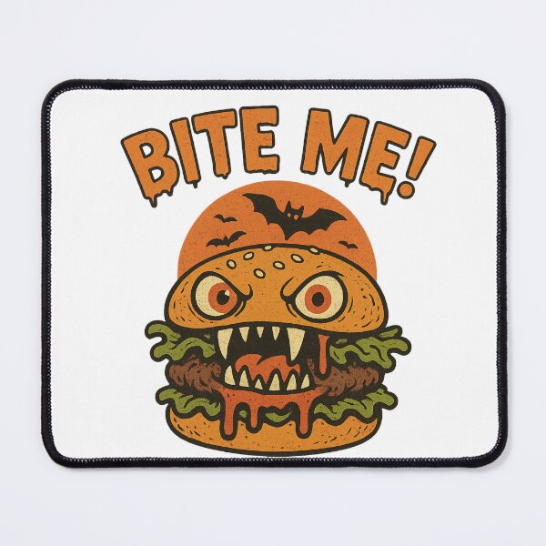 Item preview, Halloween Scary Burger Monster designed and sold by JudithLatko.