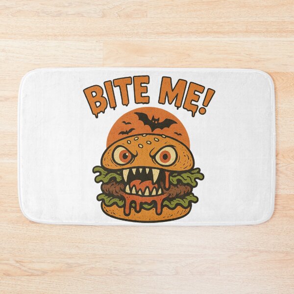 Item preview, Halloween Scary Burger Monster designed and sold by JudithLatko.