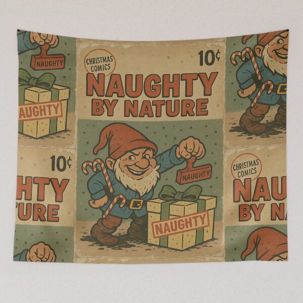 Item preview, Christmas Gnome - Naughty by nature designed and sold by bapupa.