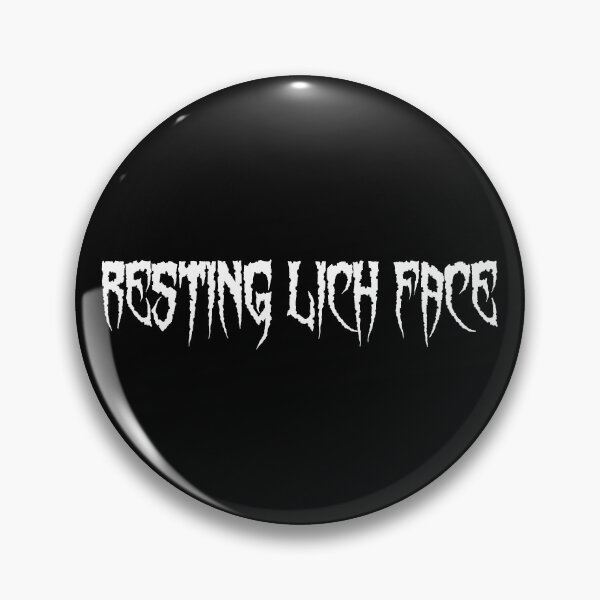 Item preview, Resting Lich Face designed and sold by Ninjacatoff.