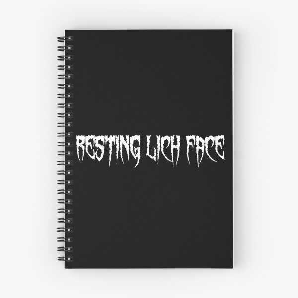 Item preview, Resting Lich Face designed and sold by Ninjacatoff.