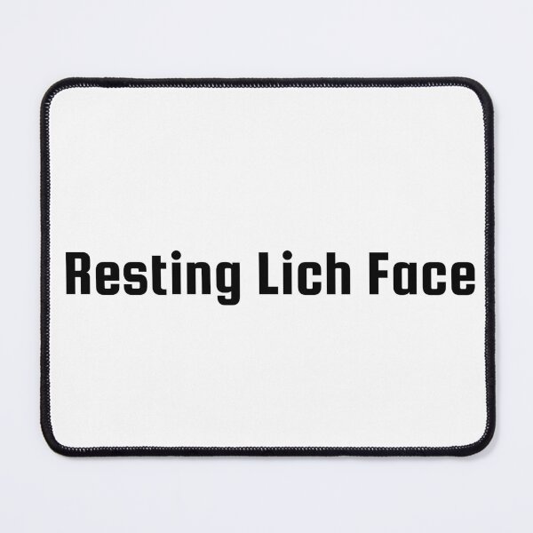 Item preview, Resting Lich Face designed and sold by Ninjacatoff.