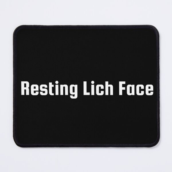 Item preview, Resting Lich Face designed and sold by Ninjacatoff.
