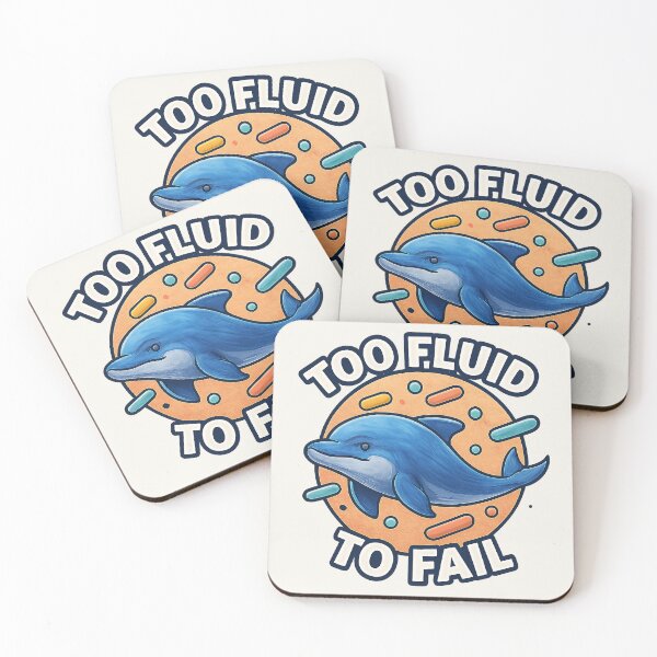 Item preview, Adaptive Flow – Too Fluid to Fail Dolphin Illustration designed and sold by Modivox.