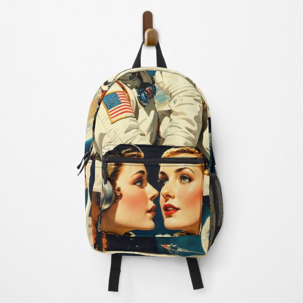 Item preview, Dames dans L'Espace 2 WLW Sapphic AI Retro Aesthetic designed and sold by NickWhittleArt.