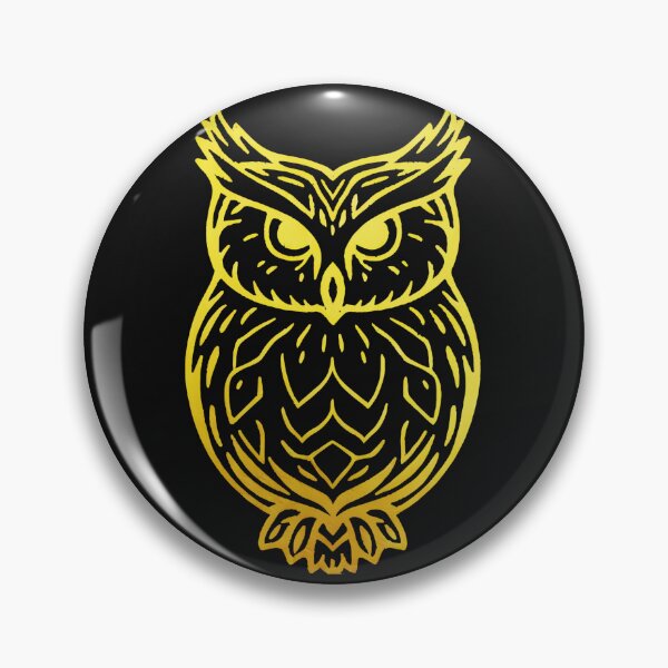 Item preview, Original Golden Outline of Owl Jolson designed and sold by SweetRossel.
