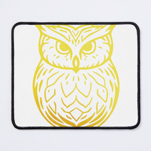 Item preview, Original Golden Outline of Owl Jolson designed and sold by SweetRossel.