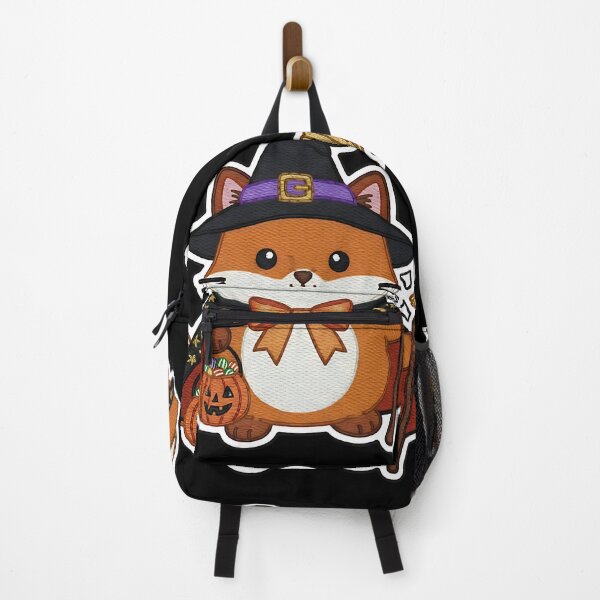 Item preview, Halloween Fox Witch Costume Cute Spooky Animal with Broom Trick or Treat Pumpkin designed and sold by ArtDesignTp.