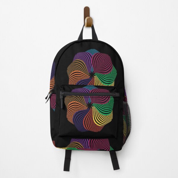 Item preview, Psychedelic Flower – Trippy Optical Illusion Design designed and sold by simpledarkwavewisdom.