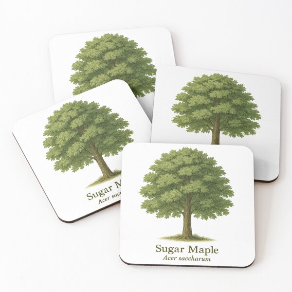 Item preview, Sugar Maple Botanical Illustration – Acer saccharum designed and sold by BloomKind.