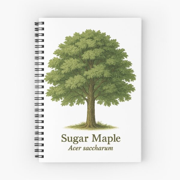 Item preview, Sugar Maple Botanical Illustration – Acer saccharum designed and sold by BloomKind.