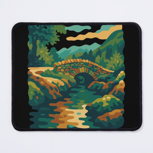 Item preview, Ashness Bridge Abstract Lake District Art designed and sold by Cumbria Guru.