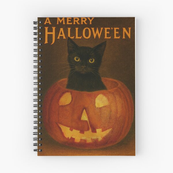 Item preview, Halloween Black Cat Victorian Postcard designed and sold by hollie13.