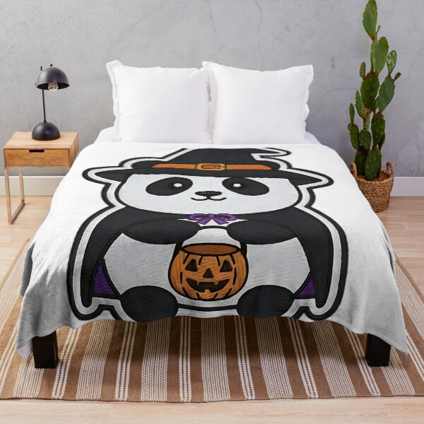 Item preview, Halloween Panda Witch Costume Cute Spooky Bear Trick or Treat Pumpkin designed and sold by ArtDesignTp.