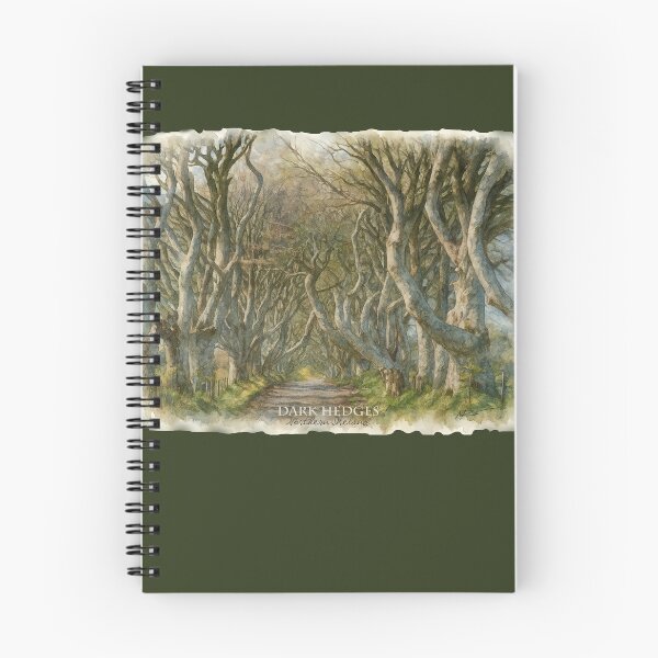 Item preview, Dark Hadges, Northern Ireland, my watercolor, designed and sold by miro-bob-design.