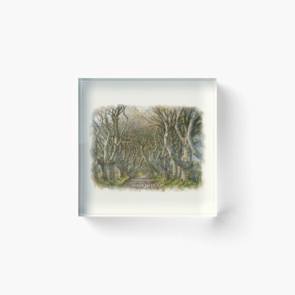 Item preview, Dark Hadges, Northern Ireland, my watercolor, designed and sold by miro-bob-design.