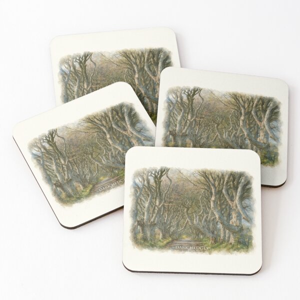 Item preview, Dark Hadges, Northern Ireland, my watercolor, designed and sold by miro-bob-design.
